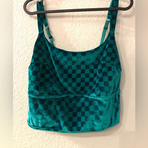 Colsie Tops - Colsi Green Checkered Top
